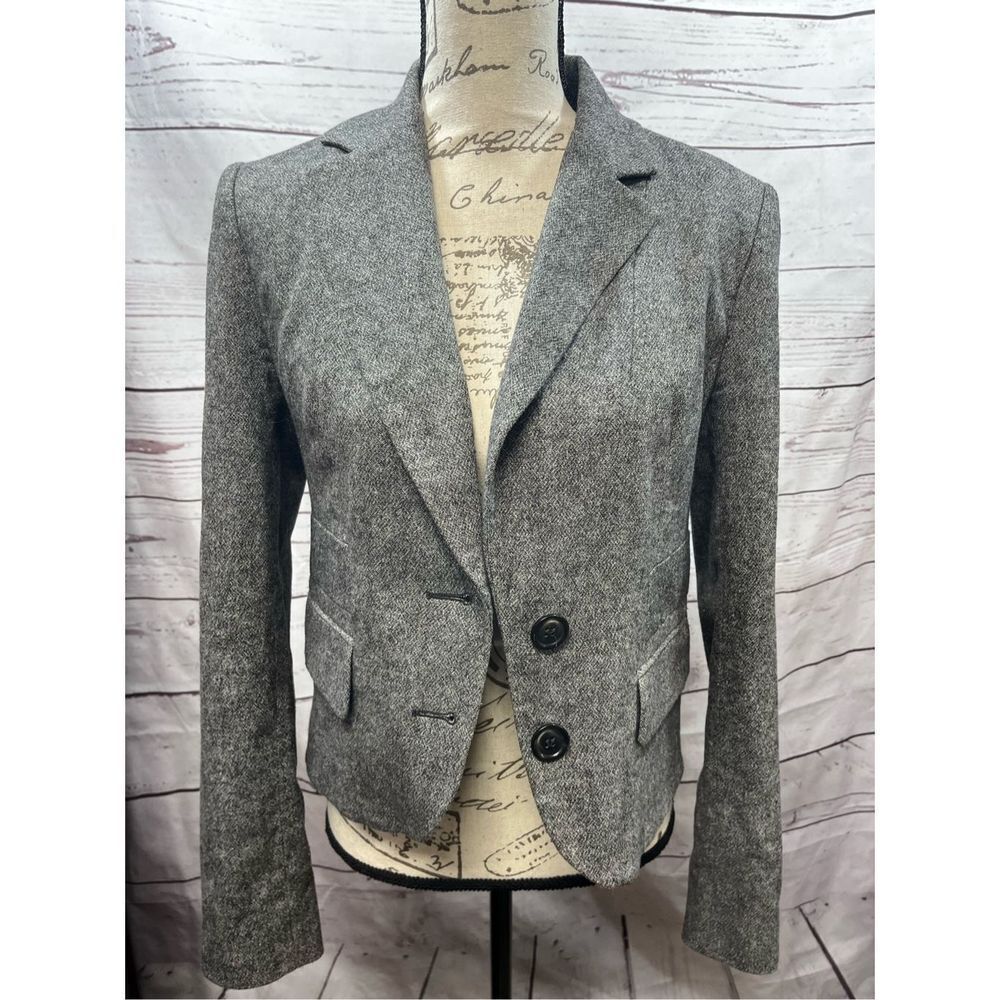 French Connection size 10 gray jacket (2038)‎